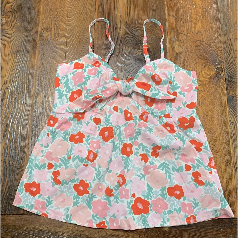 Free Assembly Floral Tank Top